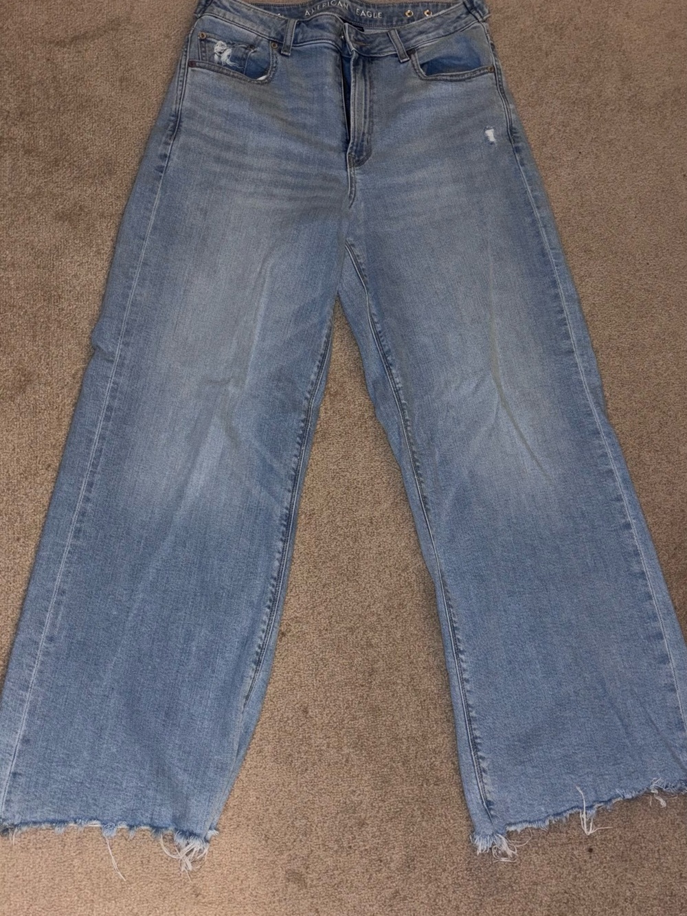 American Eagle Outfitters Light Wash Wide Leg Jeans NWOT